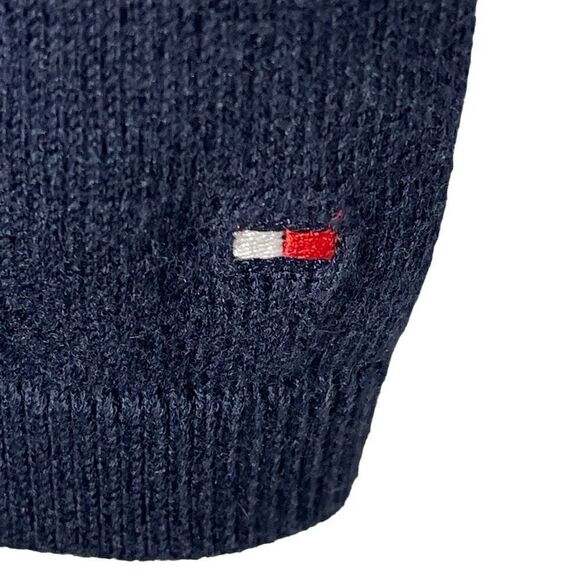 TOMMY HILFIGER 100% Cotton Argyle V-Neck Sweater - Picture 3 of 5